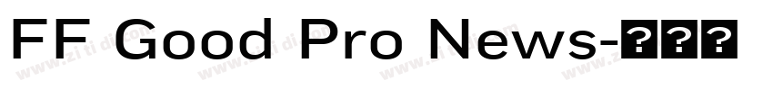 FF Good Pro News字体转换